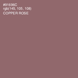 #91696C - Copper Rose Color Image